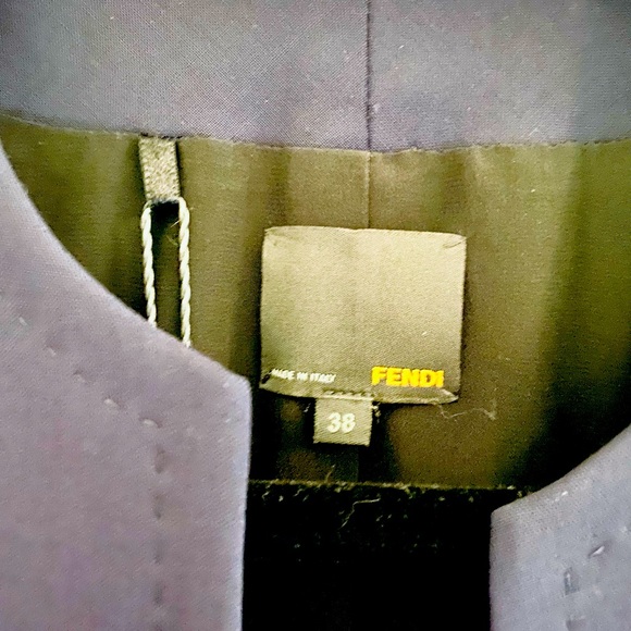 FENDI navy modern blazer - Picture 2 of 5